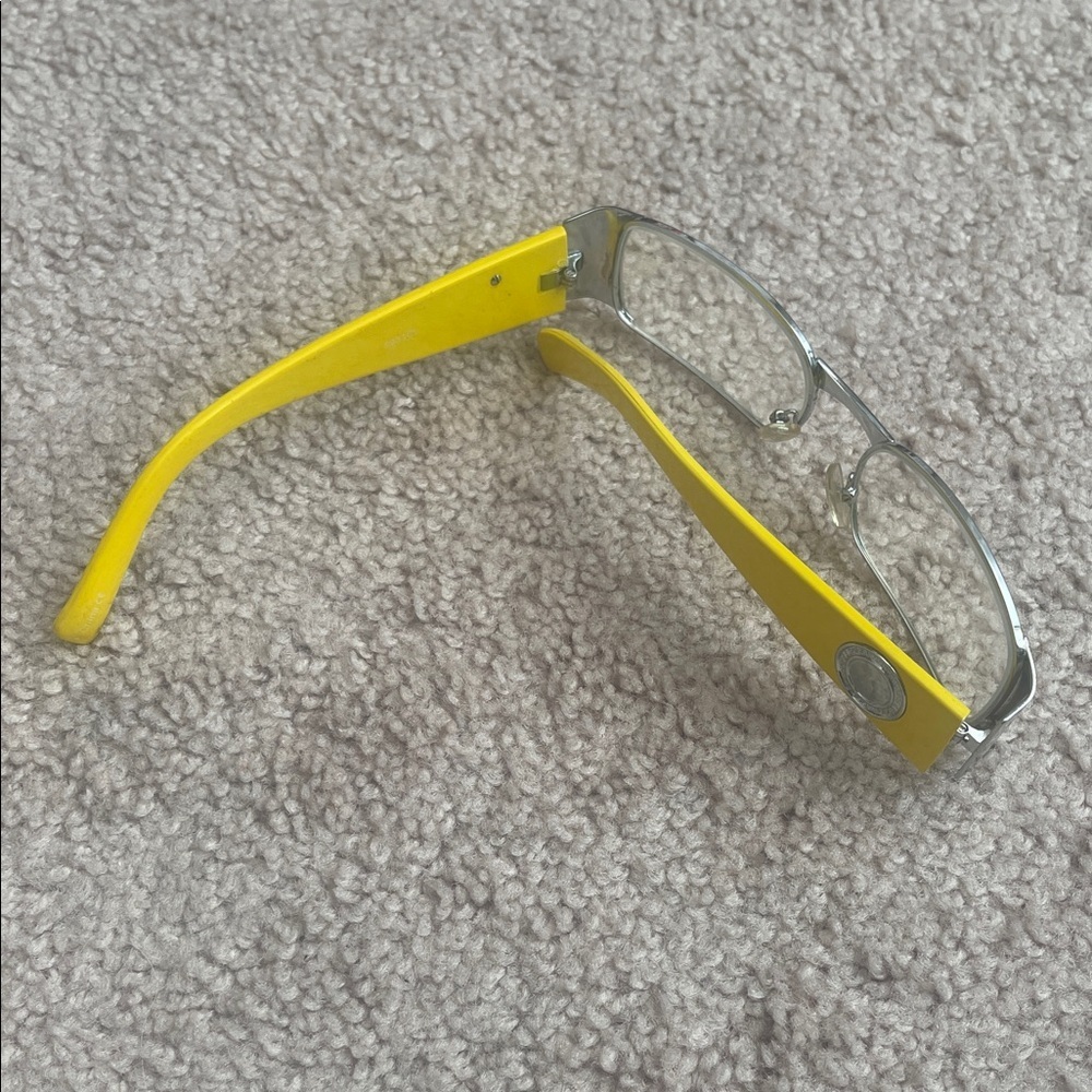 Bold Yellow and Silver Glasses - Picture 4 of 5